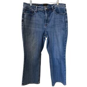 Talbots Demi Boot Crop Jeans Women's Size 14 Denim Casual Classic Normcore